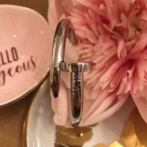 Silver Nail/Spike Bracelet